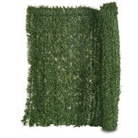 KÜNSTLICHE HECKE Balkon 1/3 m - Grün, Kunststoff (3cm) - Ibergarden