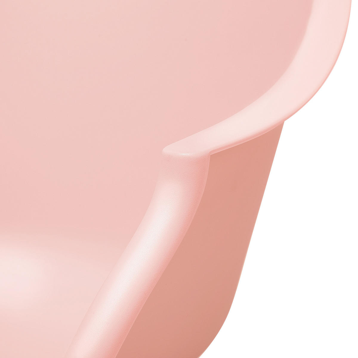 SCHAUKELSTUHL Kunststoff Rosa Harmony - Pink, Kunststoff/Metall (56/73/82cm) - Beliani