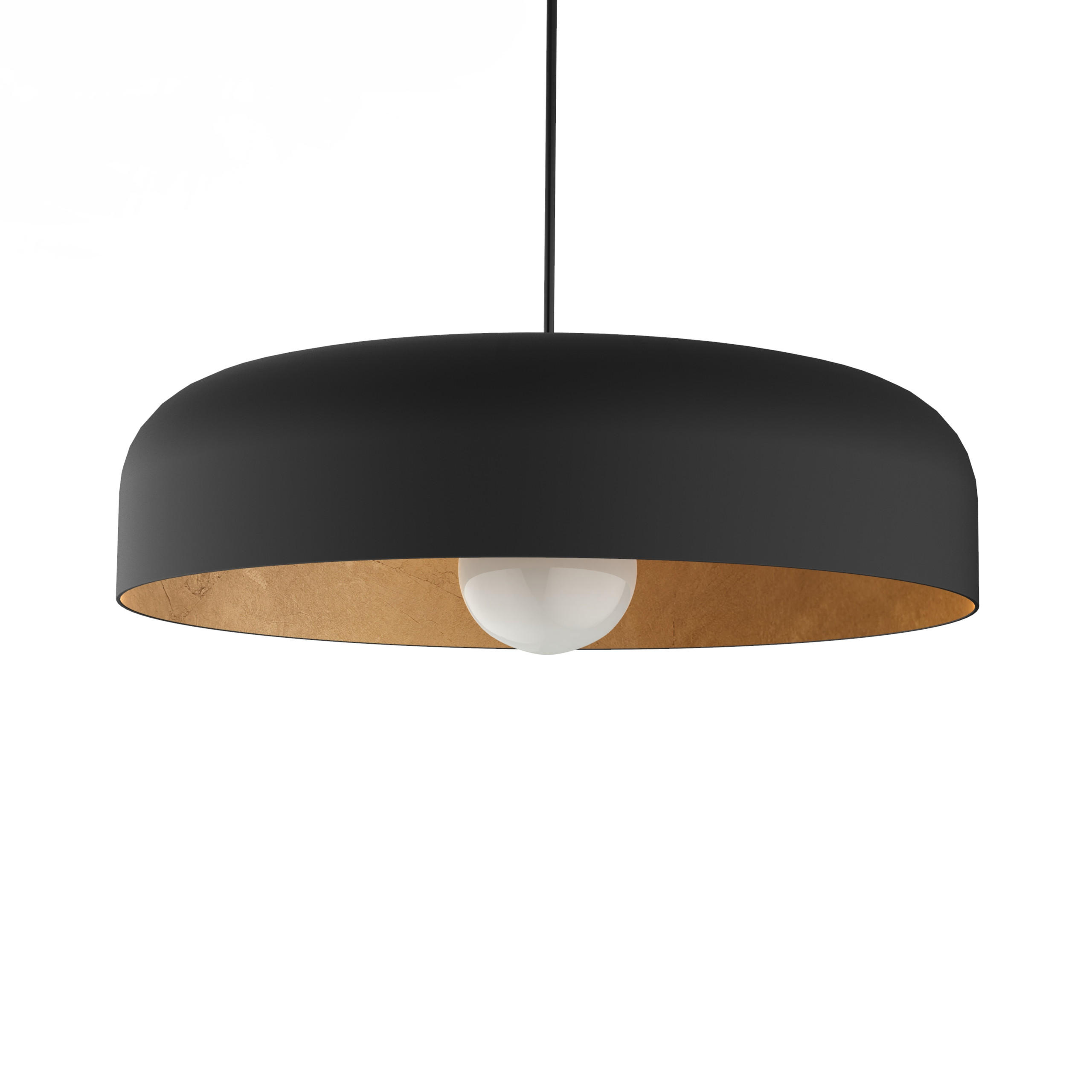 HÄNGELEUCHTE - Goldfarben, Metall (40/40/9cm) - Lumicom