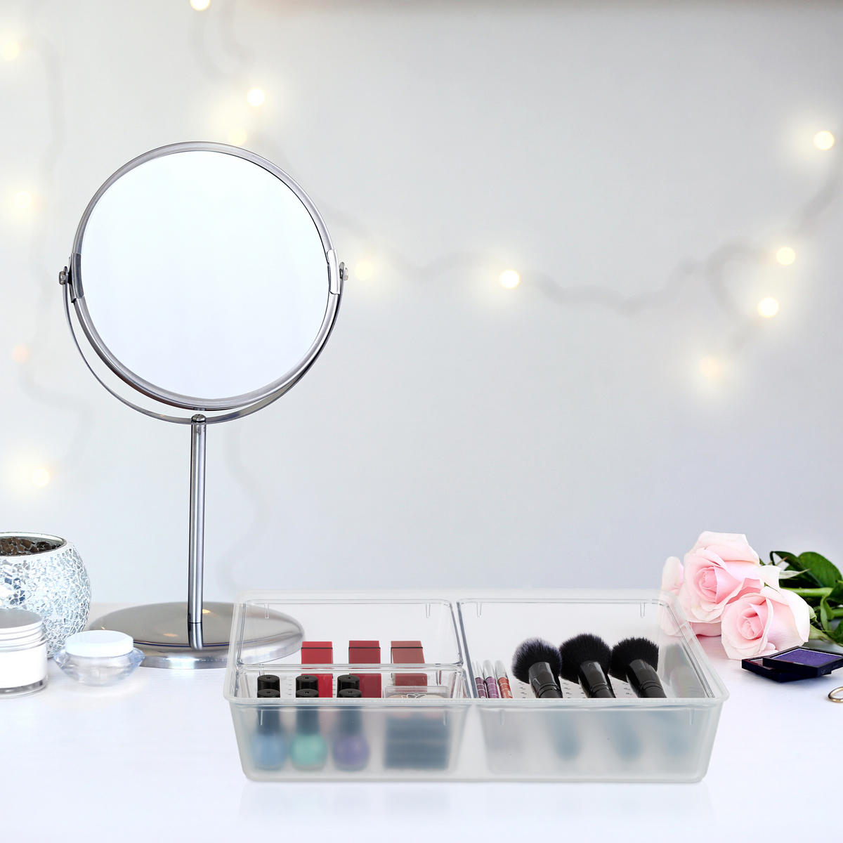 AUFBEWAHRUNGSBOX - Transparent, Kunststoff (32/7/24.5cm) - Relaxdays