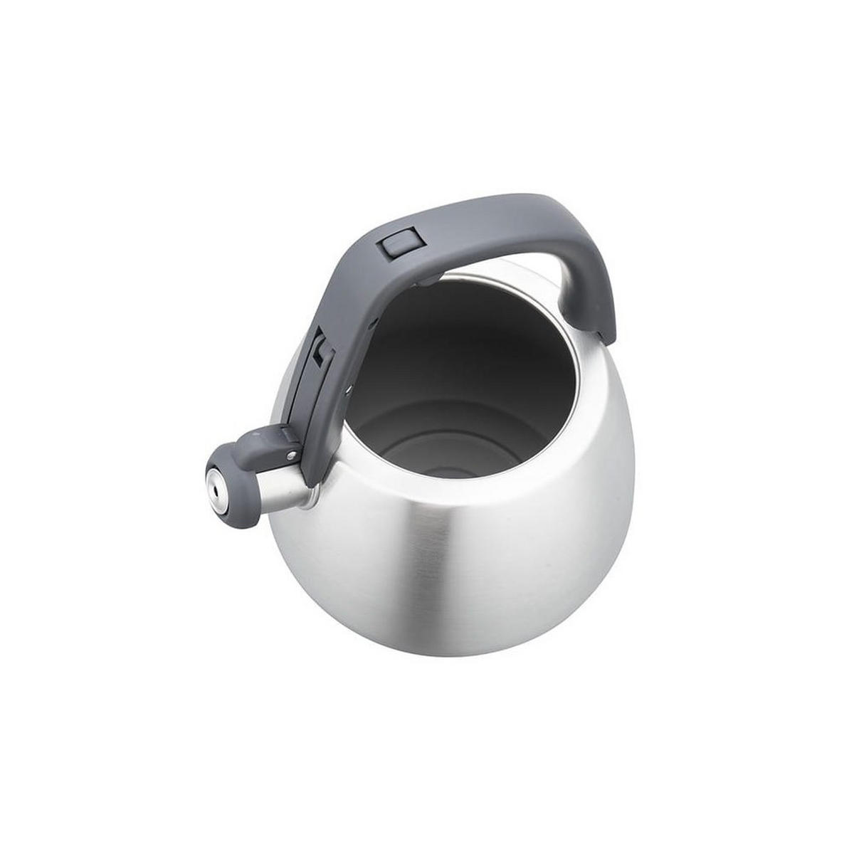 WASSERKESSEL Silber 22/19/22 cm KB7773 - Silberfarben, Metall (22cm) - Klausberg 
