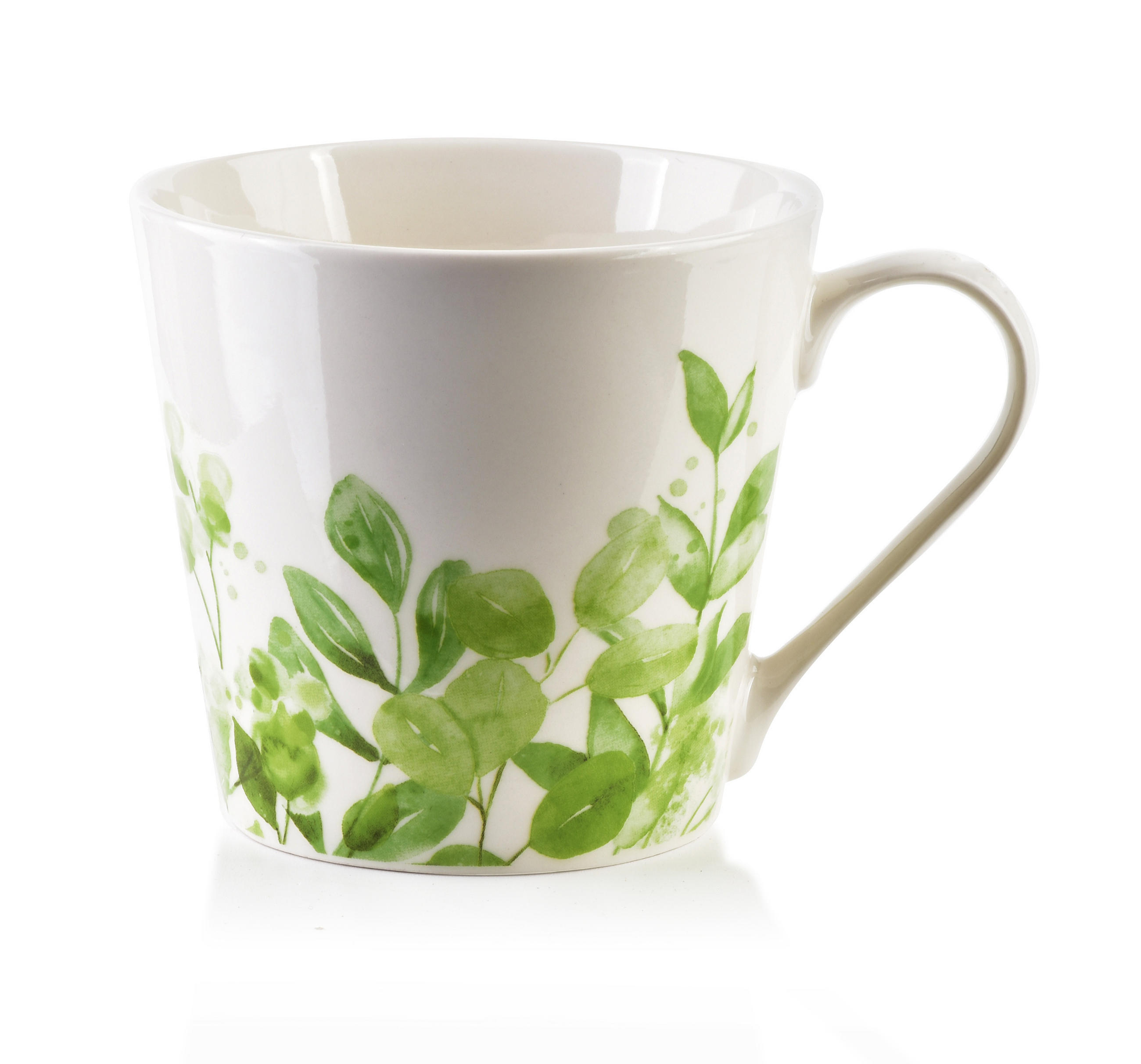 BECHER Eddy Lime 13/9.8/9 cm Keramik - Limette, Keramik (0.4L) - Mondex