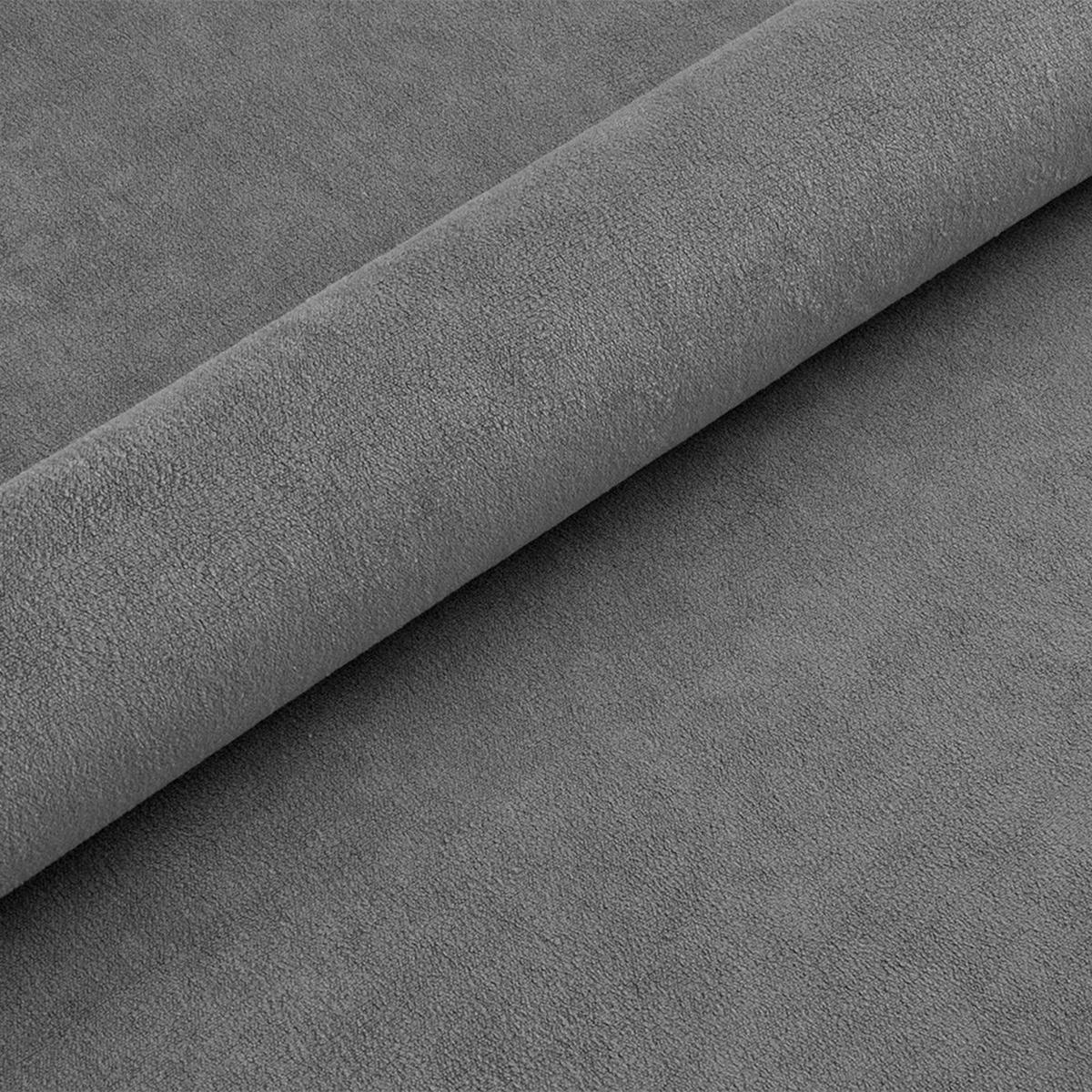 POLSTERBETT Harmony mit Stauraum 140/200 cm Grau im Uttario Stoff - Chromfarben/Grau, Holz/Holzwerkstoff (140/200cm) - AltaBeds