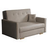 SCHLAFSOFA Viva Sonic II - Hellbraun/Schwarz, Holz/Textil (133/85/100cm) - MIRJAN24