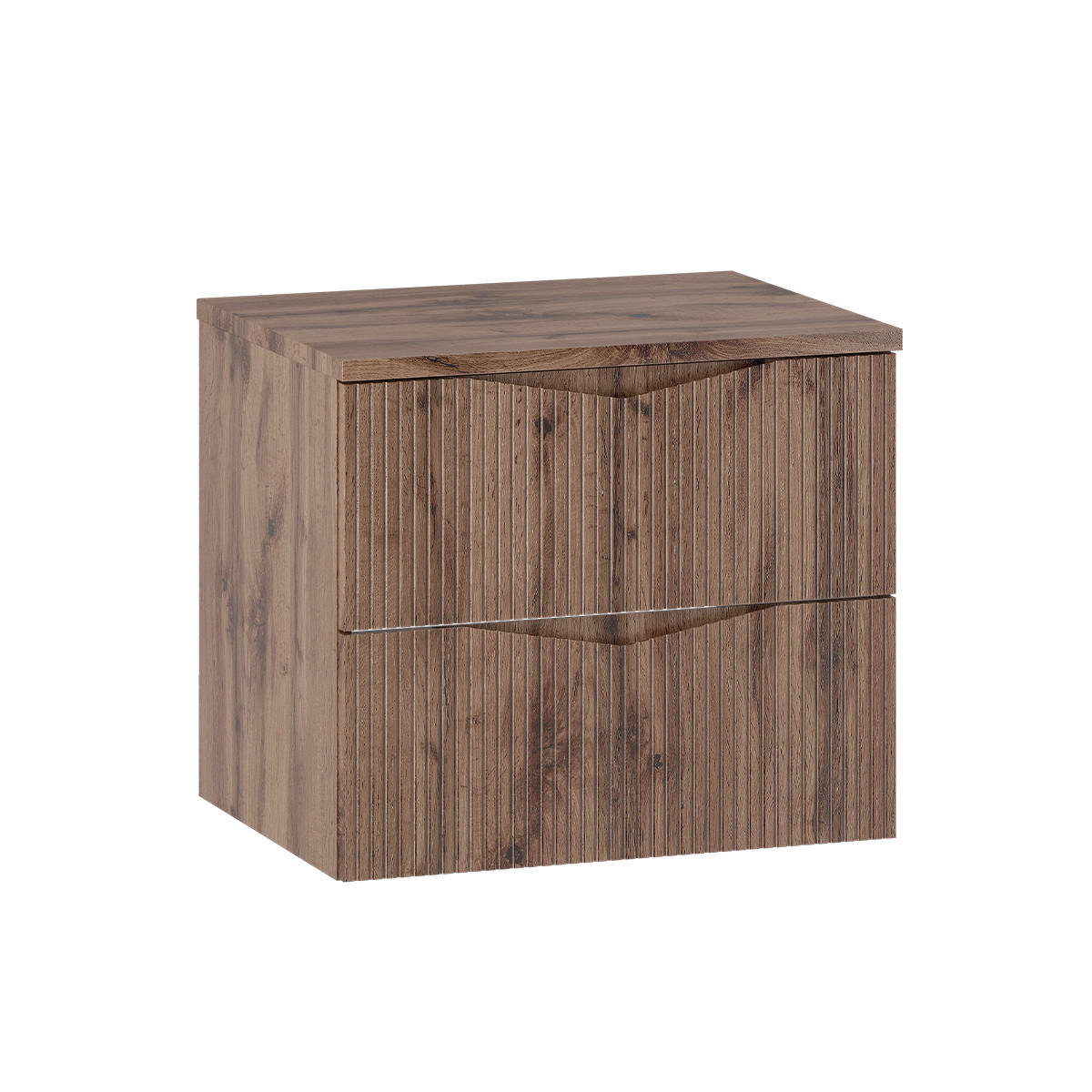 WASCHTISCHUNTERSCHRANK 60.6cm Tao Holz - Braun, Holzwerkstoff (60.6/52.2/46.5cm) - Petits-meubles