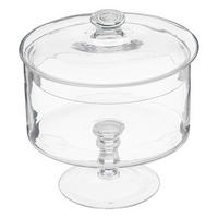 BONBONNIERE Gateaux auf Fuß, Glas, Transparent, 1.8 L - Transparent, Glas (20.8/22.3/20.8cm) - 5five Simply Smart