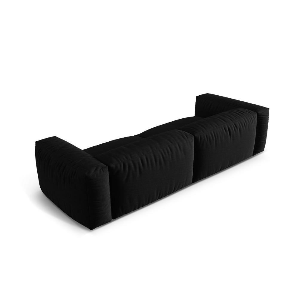 Thumbnail - Micadoni Sofa, Schwarz, Textil, 4-Sitzer, 320x75x106 cm, Hergestellt in Europa, Oeko-Tex®, Wohnzimmer, Sofas & Couches, ...