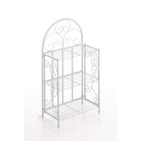 STANDREGAL Rosi weiß - Weiß, Metall (45.5/81.5/24cm) - TPFGarden