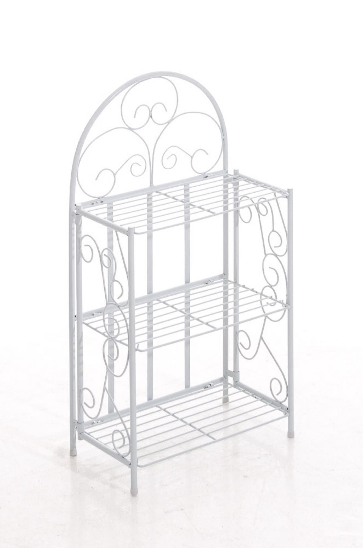 STANDREGAL Rosi weiß - Weiß, Metall (45.5/81.5/24cm) - TPFGarden