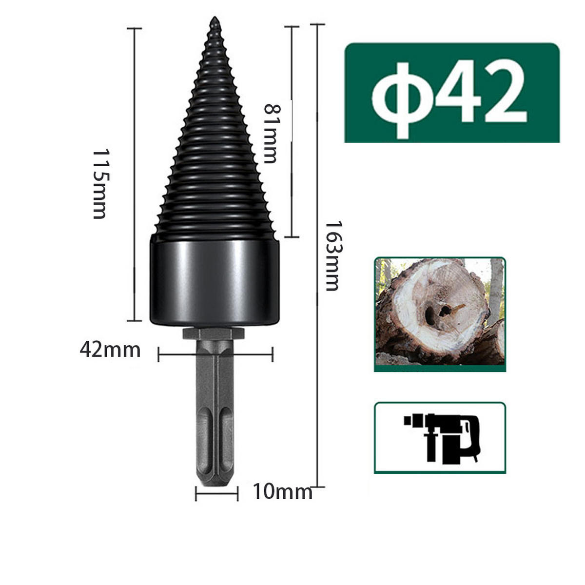 BIT-SATZ,42MM - Schwarz, Metall (4.2/4.2/16.3cm) - LIBRATON