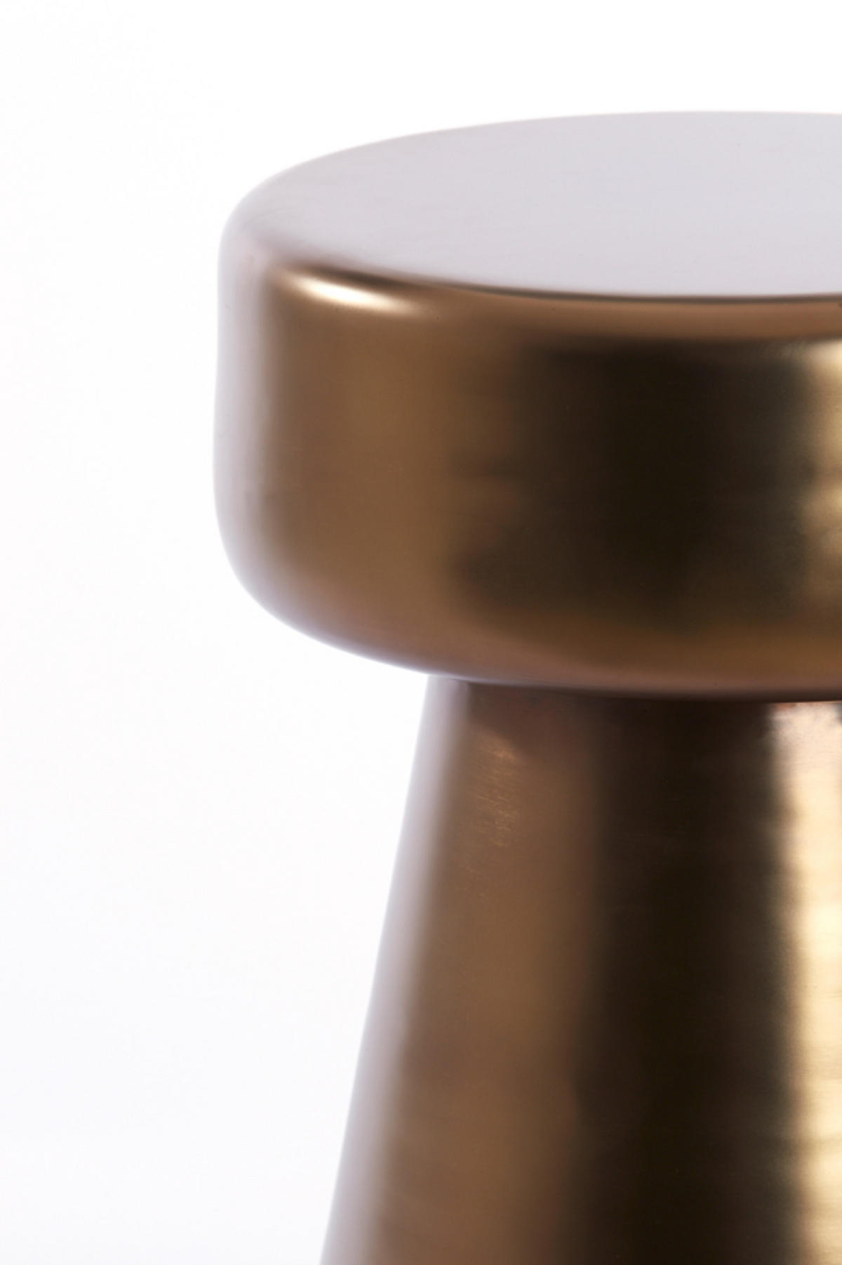 BEISTELLTISCH Dakwa Braun Ø29/47 cm - Braun, Metall (29/29/47cm) - Light & Living