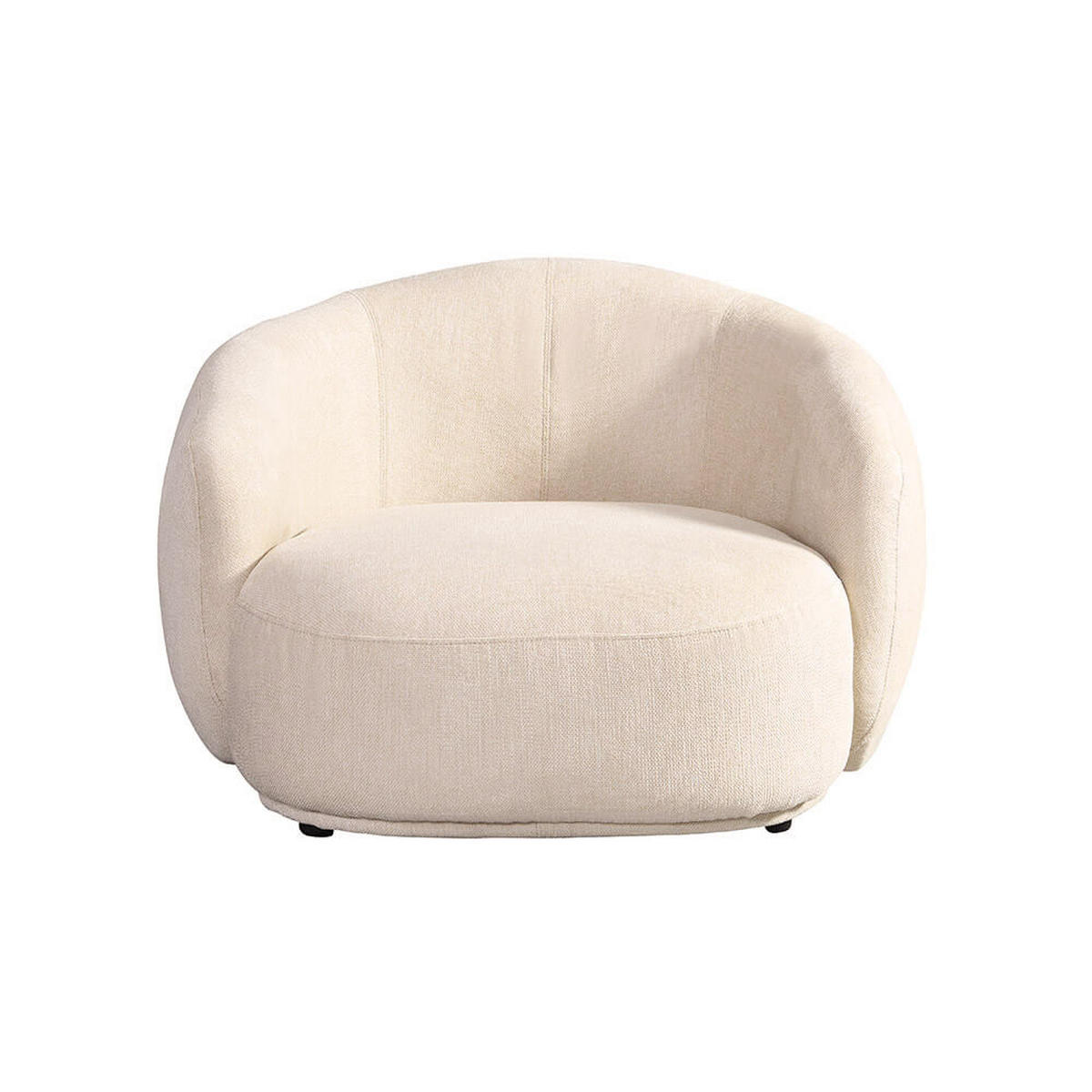 SESSEL CASARA - Webstoff Beige - Beige, Kunststoff (99/72/104cm) - Home Deluxe