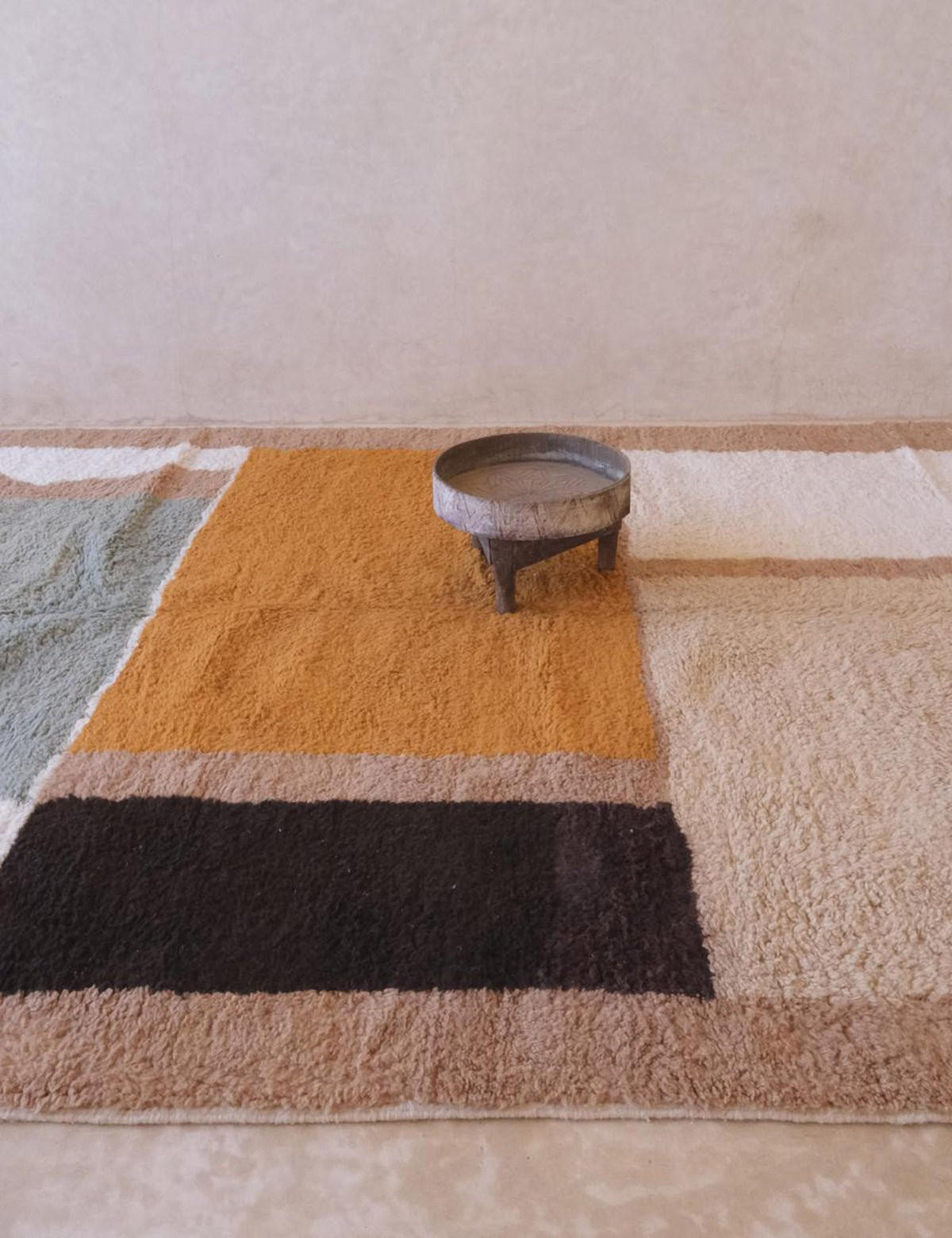 BERBERTEPPICH grafisch elegant 255x 355 cm - Multicolor, Naturmaterialien (255/355cm) - AFK Living