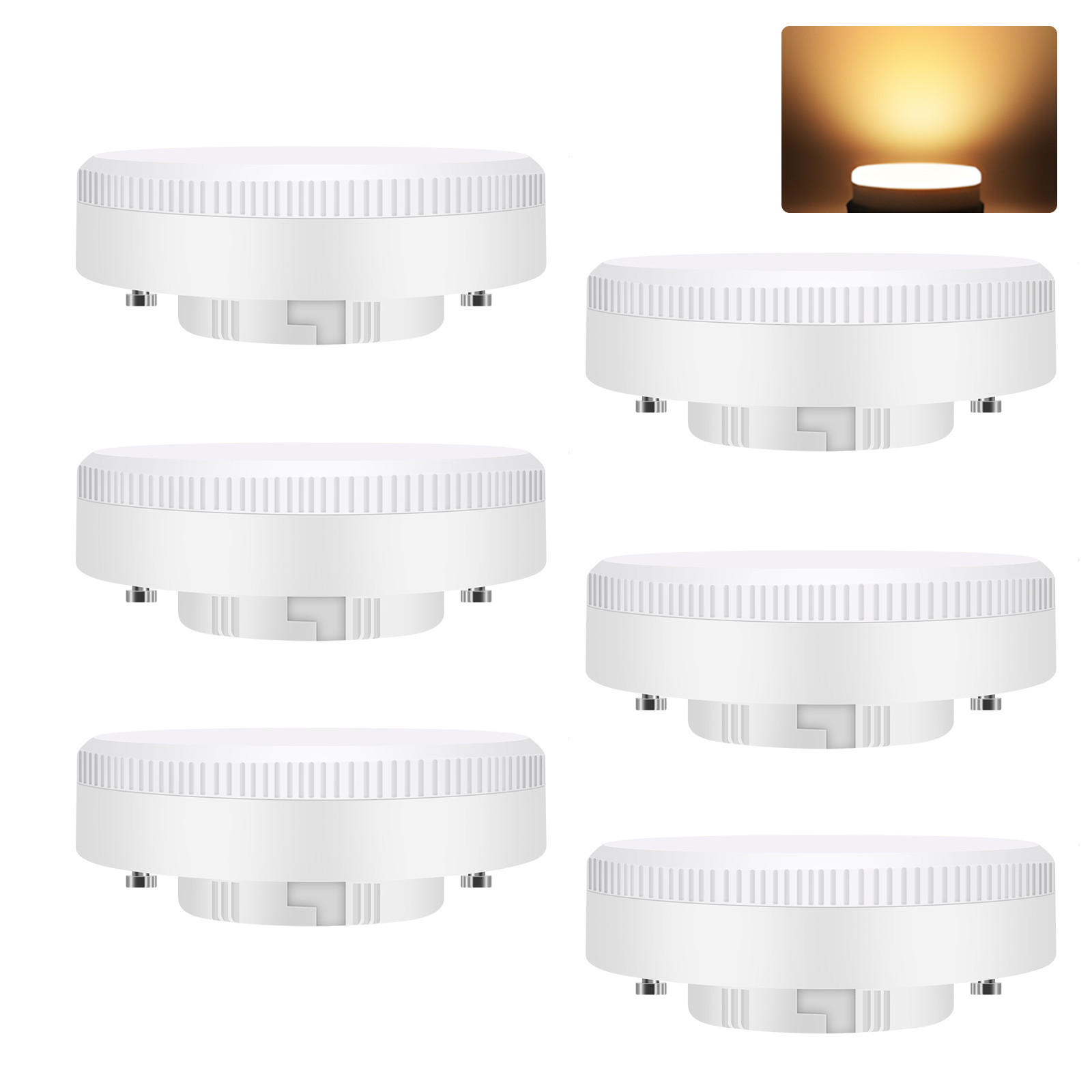 ZMH Led-Leuchtmittel Weiß 2.5 cm
