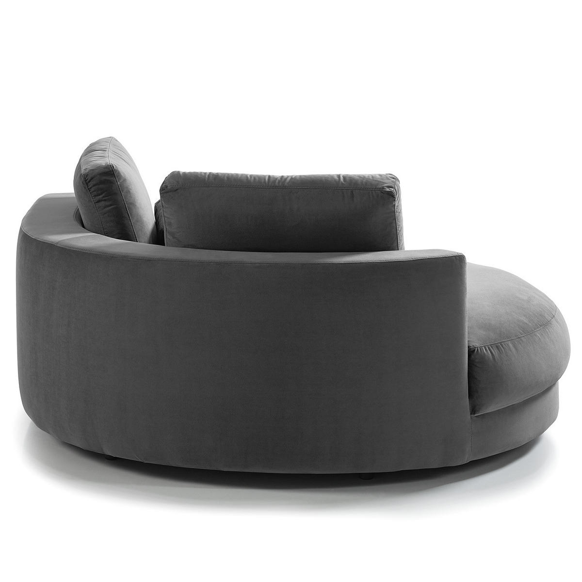 MODULLONGCHAIR - Grau, Textil (129/74/167cm) - home24