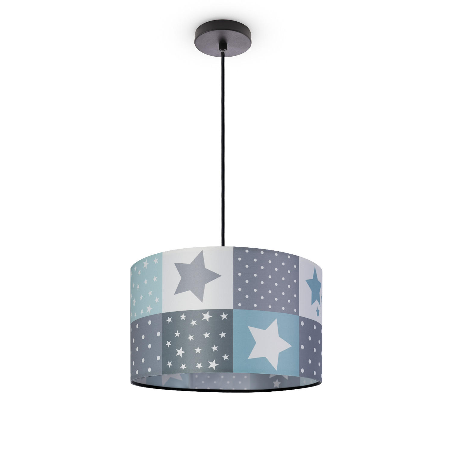 PENDELLEUCHTE Hugo Pd1 Cos 345 - Schwarz, Metall (38/38/21cm) - Paco Home