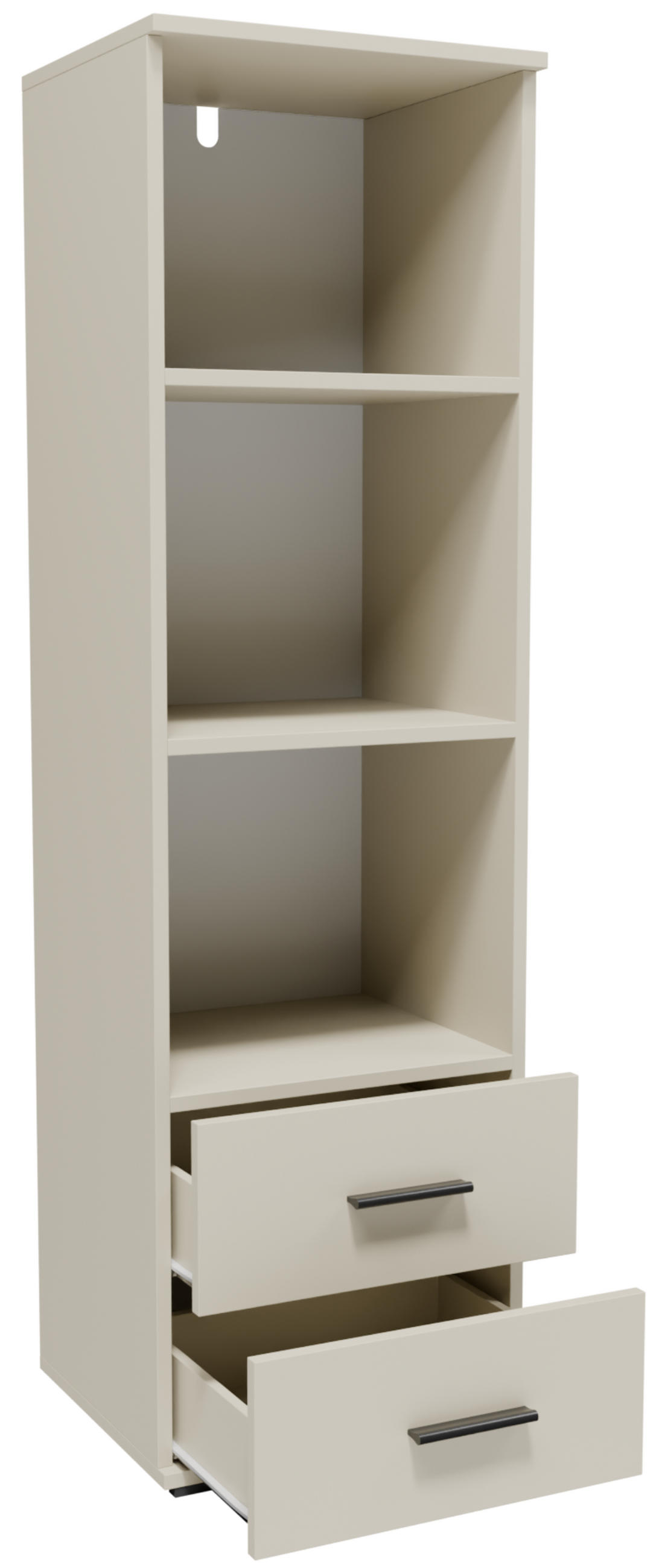 BÜCHERREGAL CR3-ST1 Kaschmir 40/34/130 cm - Kaschmir, Holzwerkstoff (40/130/34cm)