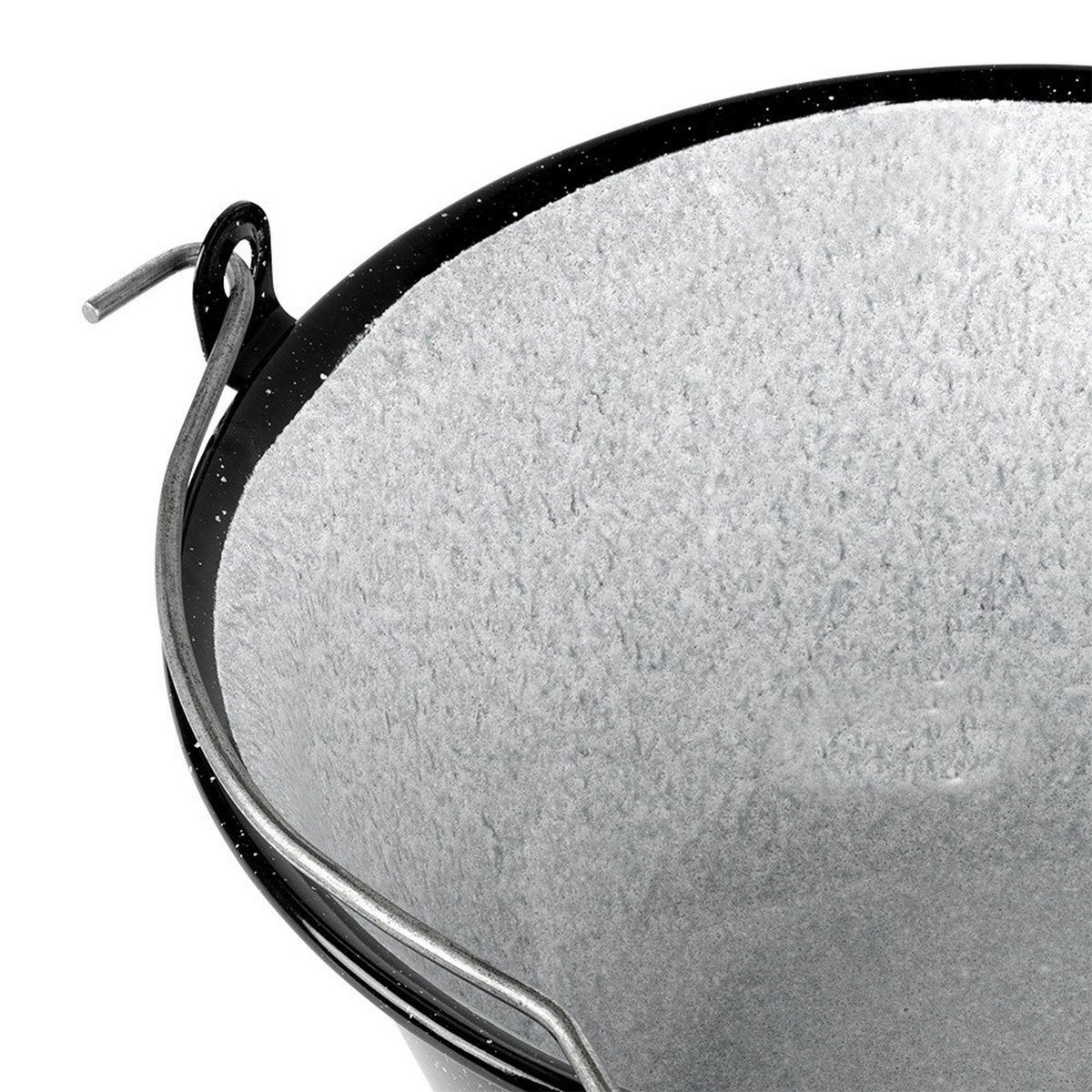 HÄNGEKESSEL ungarisch Emaille 9,5 l Schwarz - Schwarz, Metall (36/16/41cm) - Orion 