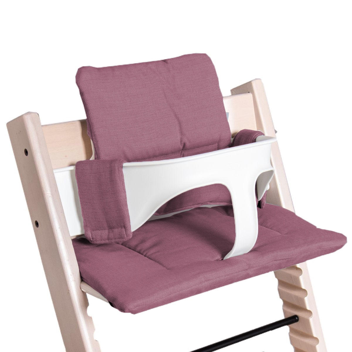 KINDERSTUHLPOLSTER Hochstuhl Sitzkissen Set für Stokke Tripp Trapp - Pink, Textil (27/7/38cm) - Hoppediz