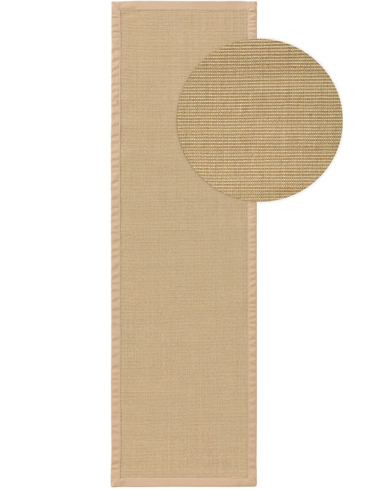 SISALTEPPICH Sana Cream 70x300 cm - Creme, Textil (70/300cm) - benuta Nest