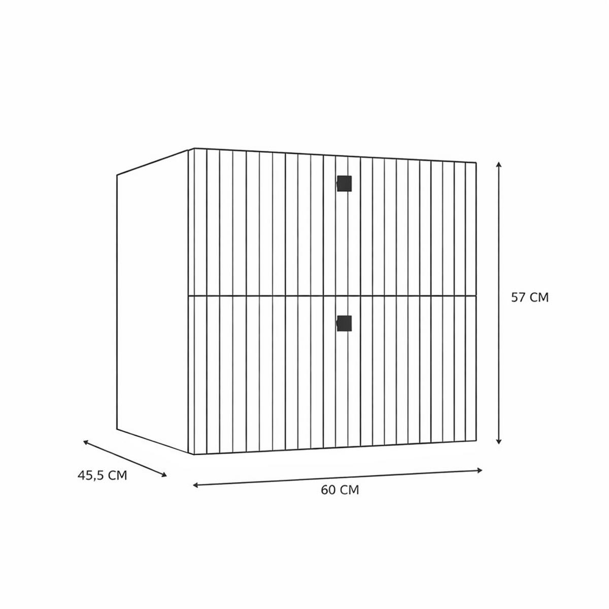DULAP PENTRU LAVOAR cașmir 60/57/46 - cașmir, compozit lemnos (60/57/46cm) - RAUMHIRSCH FURNITURE