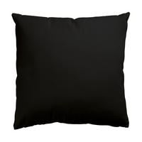 DEKOKISSEN Tiefschwarz 50/50 cm - Schwarz, Textil (50/50/10cm) - Bilderwelten