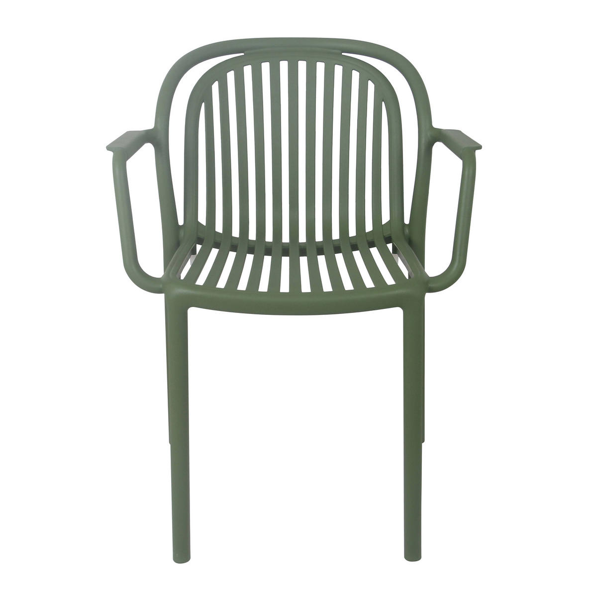 GARTENSTUHL, Olivgrünen - Grün, Kunststoff (57/58cm) - Oviala