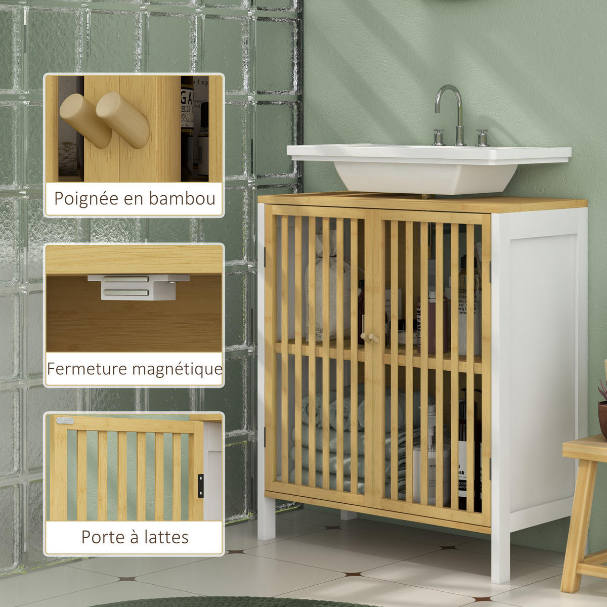 HÄNGESCHRANK Weiß 1 Stück - Weiß, Kunststoff (60/70/30cm) - GiPP