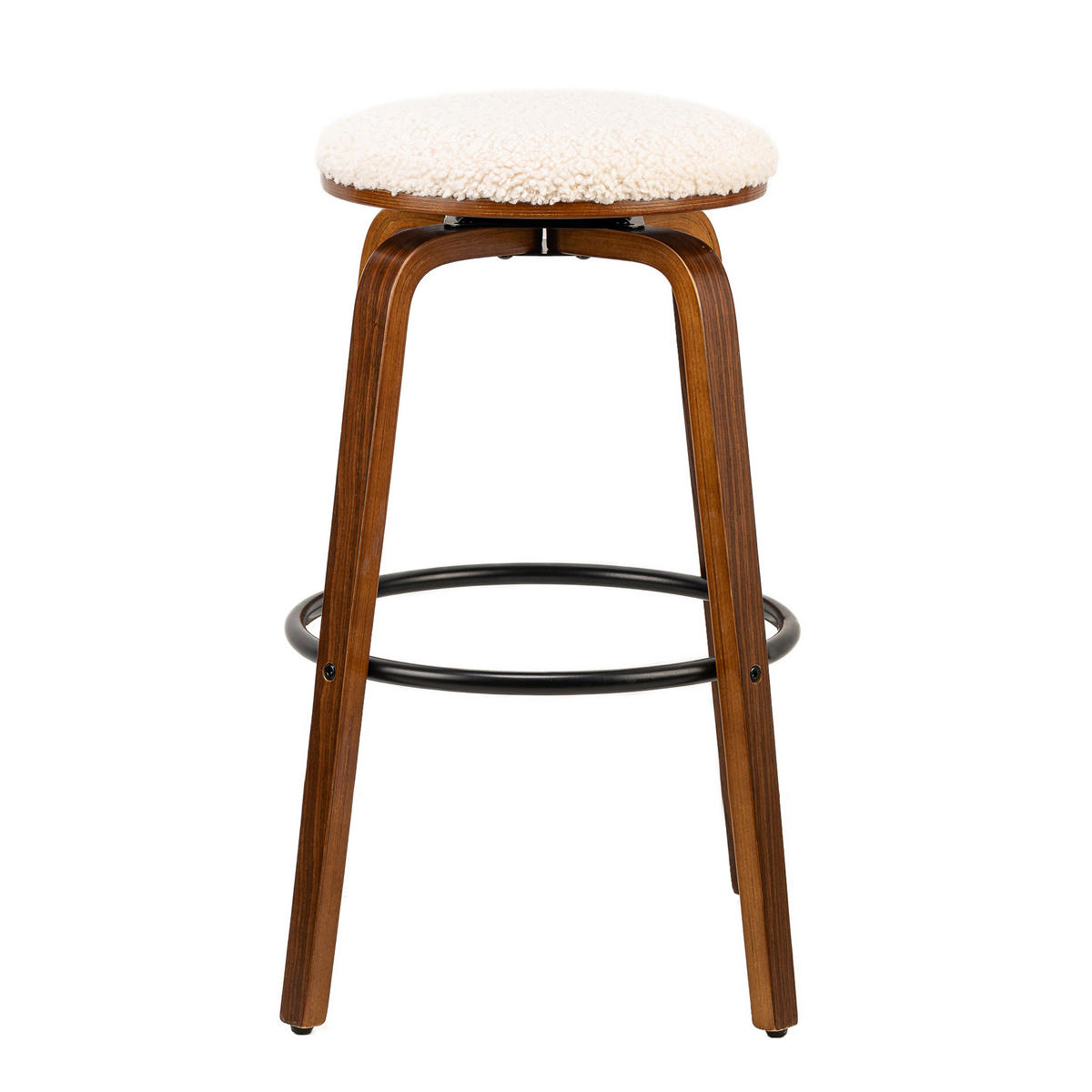 BARHOCKER 2er-Set Stoff Weiß - Weiß, Textil (40/70/40cm) - Nordlys