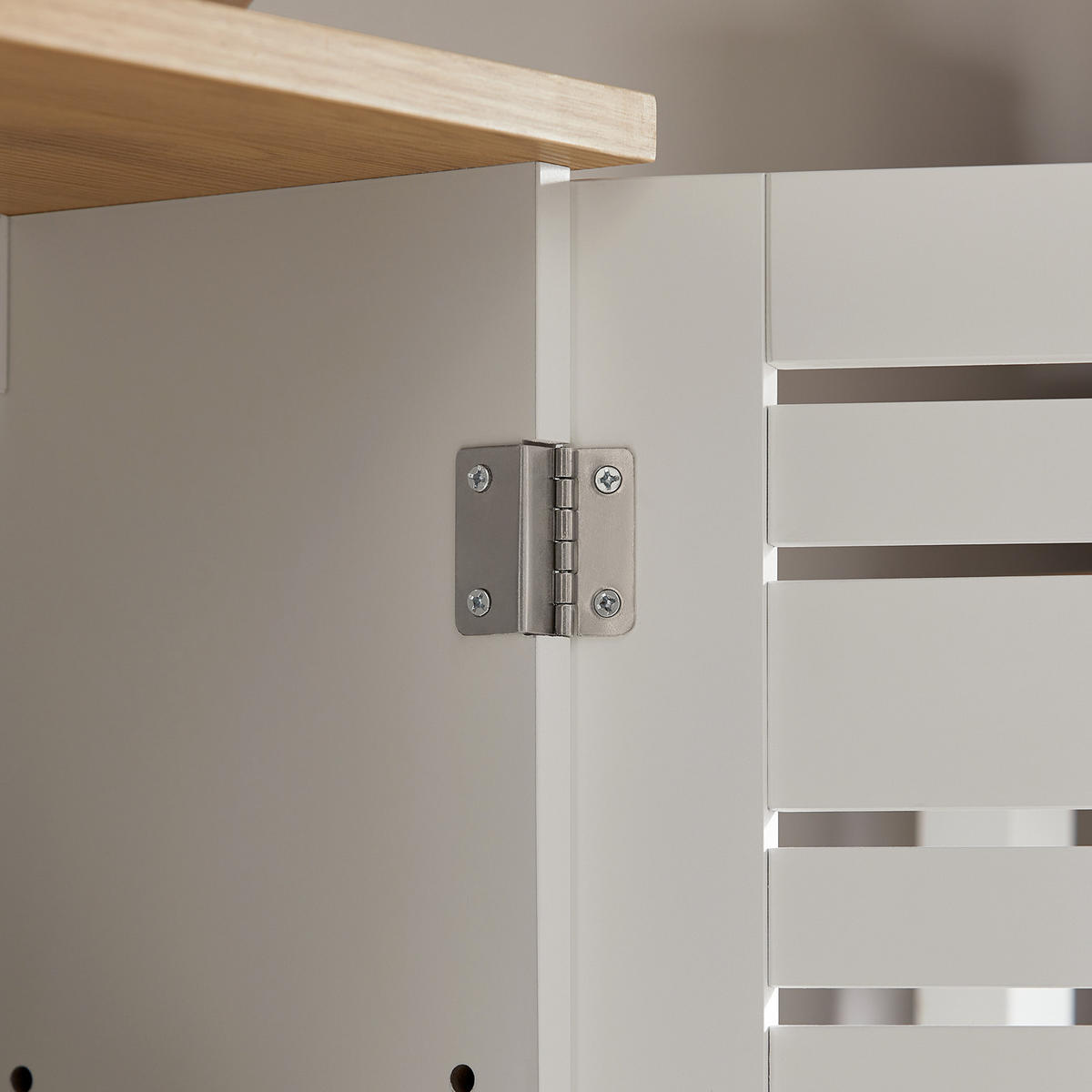 HÄNGESCHRANK Weiß - Weiß, Holzwerkstoff (60/56/19cm) - SoBuy