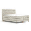 BOXSPRINGBETT Rimini Beige 200/200 cm mit Matratze und Topper - Beige/Naturfarben, Holz/Holzwerkstoff (200/200cm) - Maison de Reve