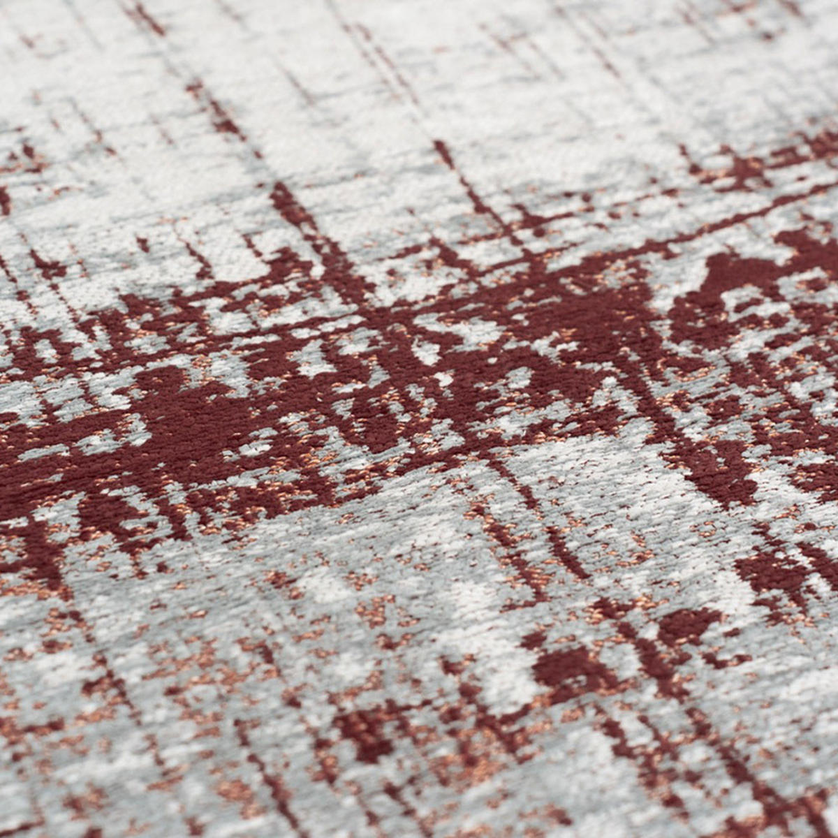 TEPPICH Copperfield Mad Men Griff 240/240 cm - Braun, Textil (240/240cm) - Louis De Poortere