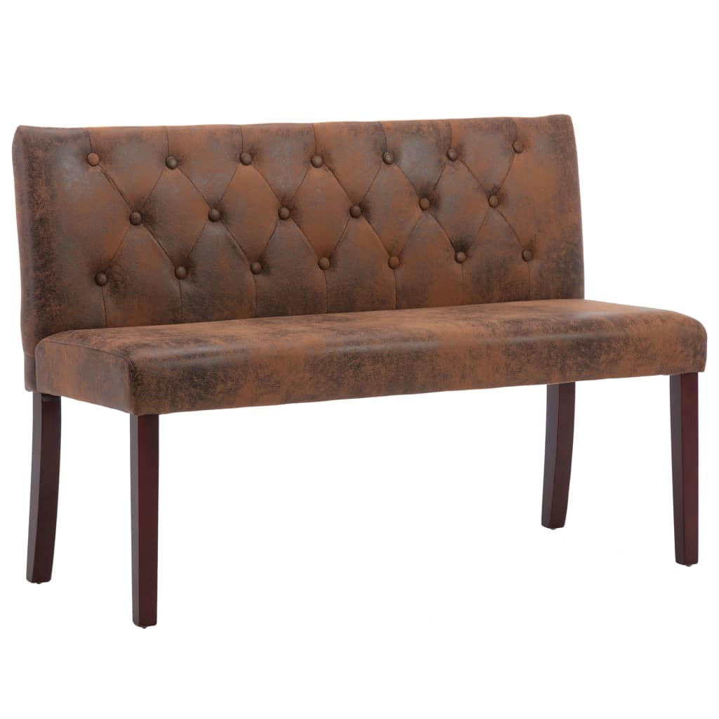 Deluke Sitzbank Braun 120x84.5x52 cm