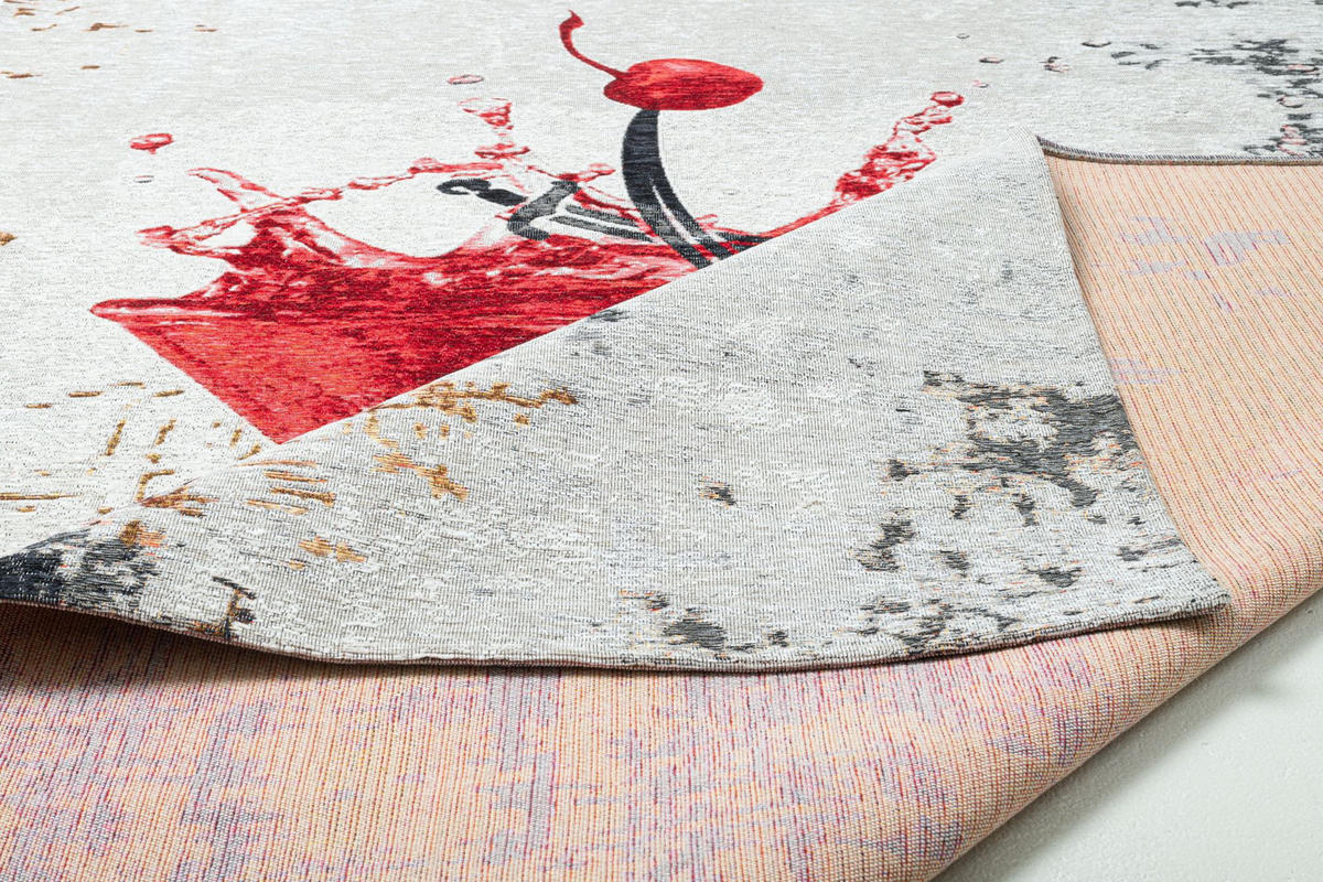 FLACHWEBTEPPICH Keitum 60x90 cm - Rot, Textil (60/90cm) - Sansibar SYLT