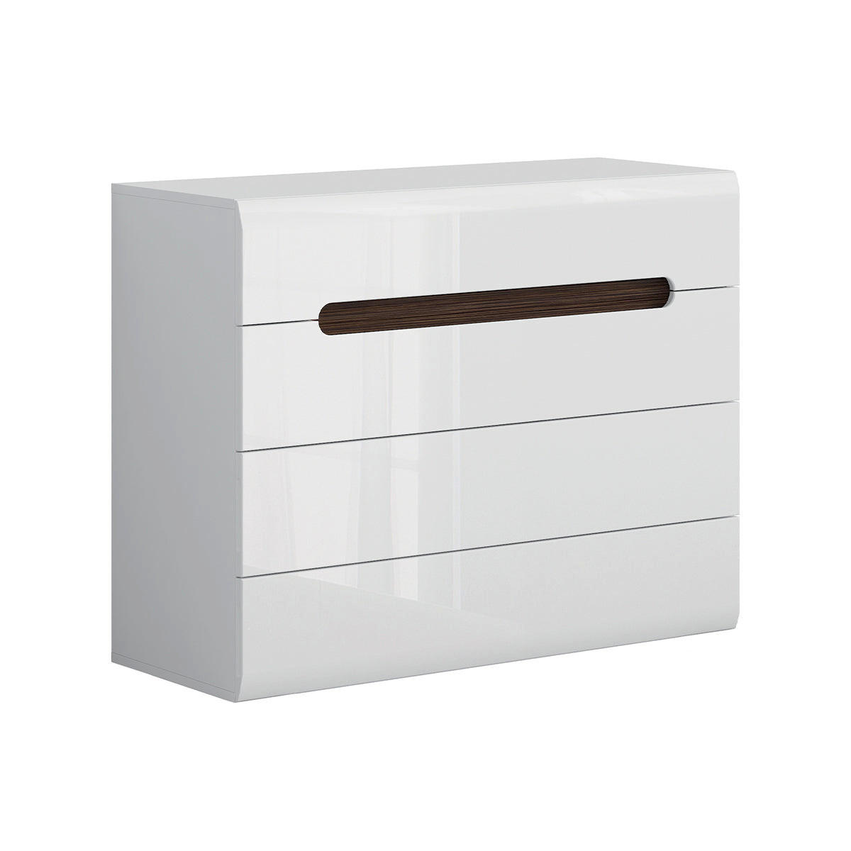 KOMMODE Darrel Weiß - Weiß, Holzwerkstoff (105/84/41cm) - Petits-meubles