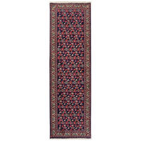 TEPPICH Assadabad Blau 236/72 cm Schurwolle - Blau, Textil (72/236cm) - Looma