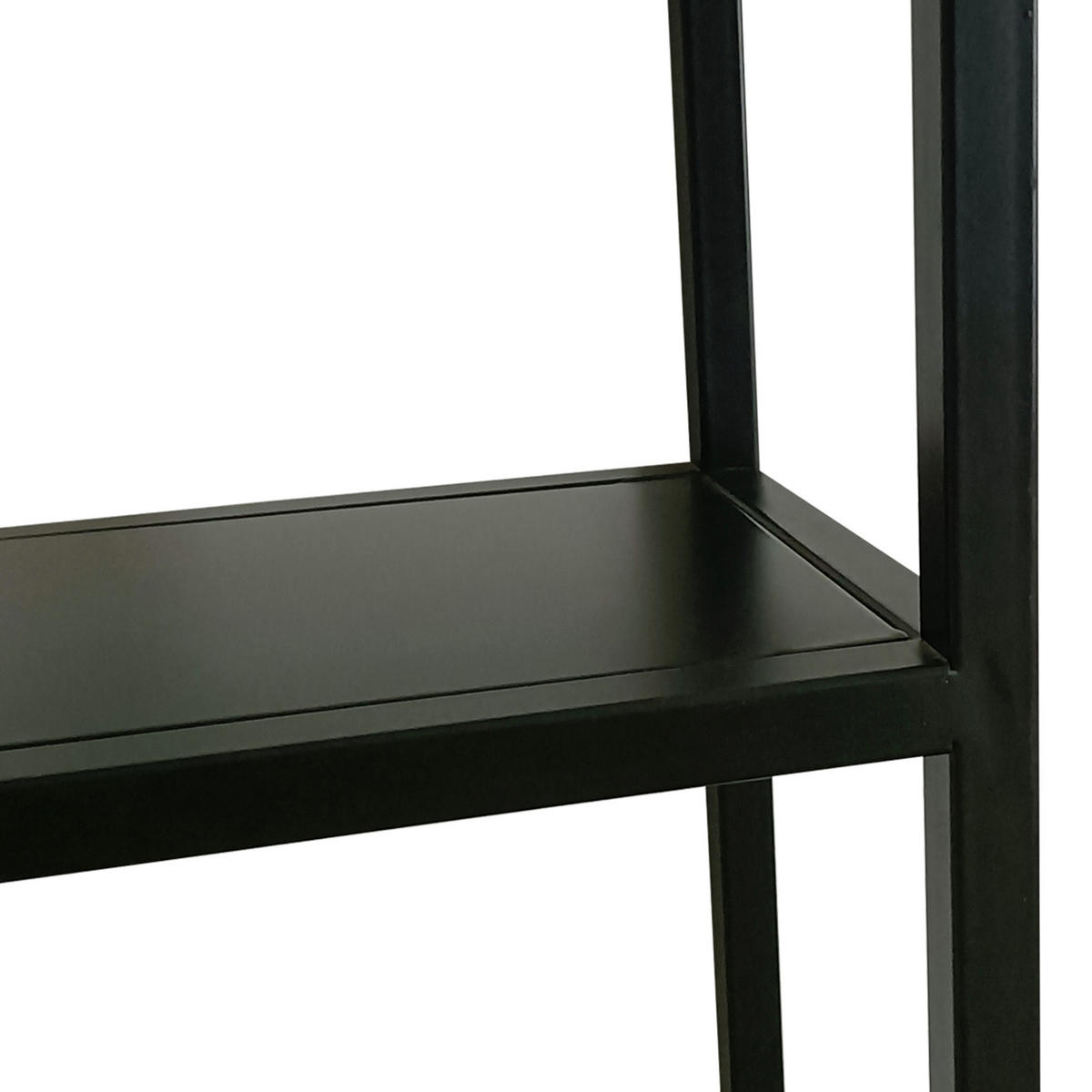 WANDREGAL Jämijärvi - Schwarz, Metall (60/140/18cm) - [en.casa]