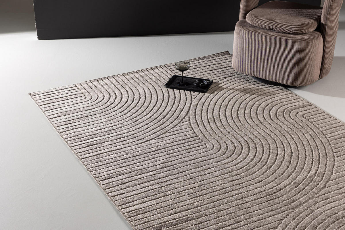 WOHNZIMMERTEPPICH VINCE Braun 240x340x2 cm - Braun, Textil (240/340cm) - FURNLUX
