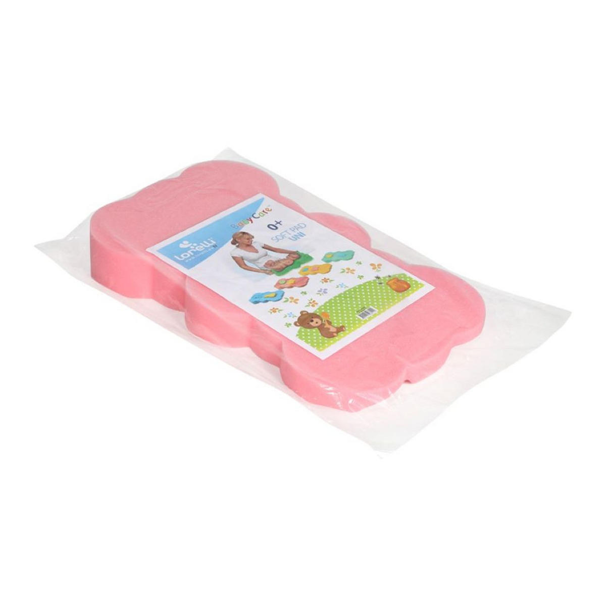 BABYBADEWANNE Einlage rosa 2 Schwämme, mit verschiedenen Motiven - Rosa, Kunststoff (28/49cm) - Lorelli