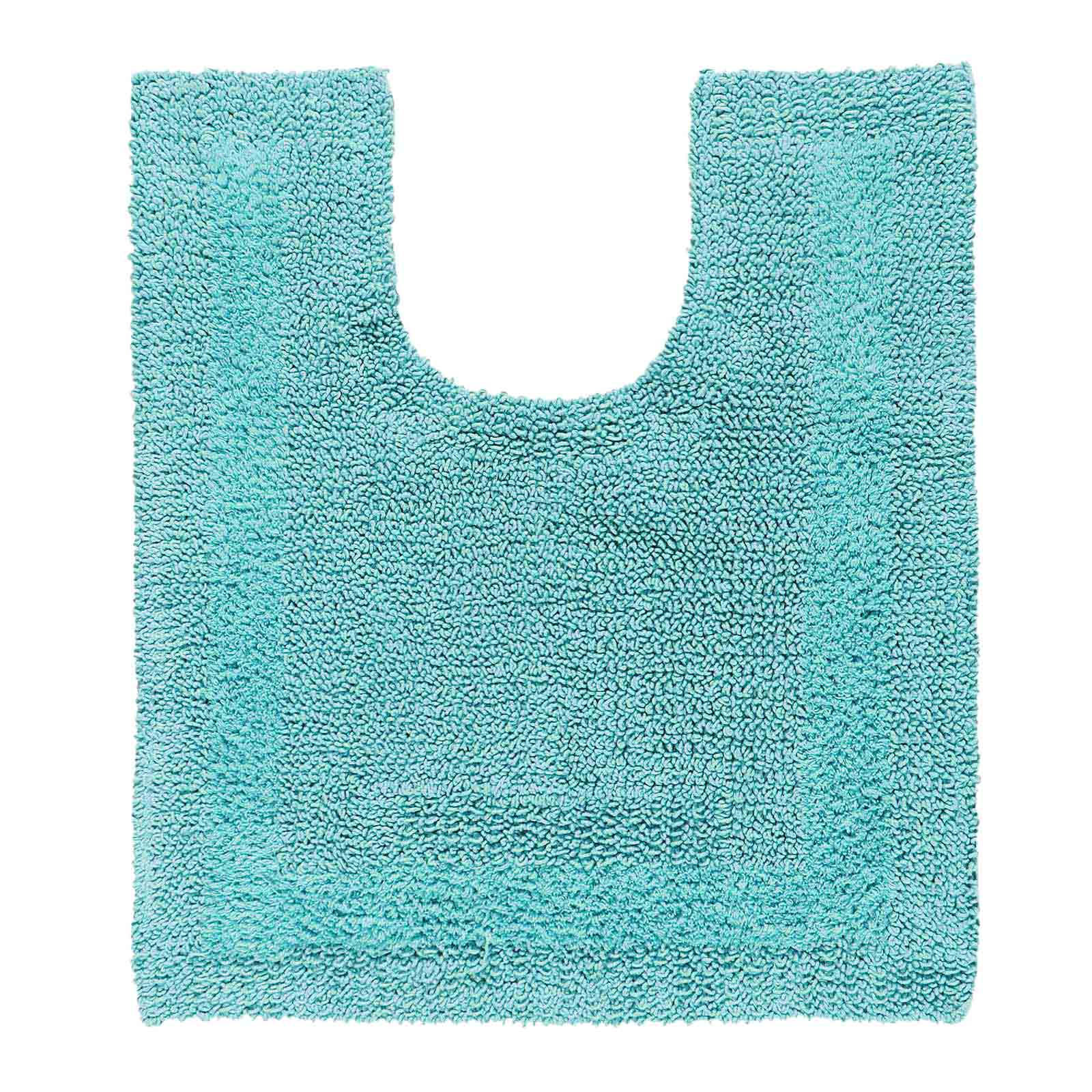 WC-VORLEGER 50/55 cm, 100% Baumwolle, wendbar - Hellblau, Textil (50/55cm) - Homescapes