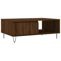 COUCHTISCH Braun Eichen-Optik 90x60x35 cm Holzwerkstoff - Braun, Holzwerkstoff (90/60/35cm) - furnicato