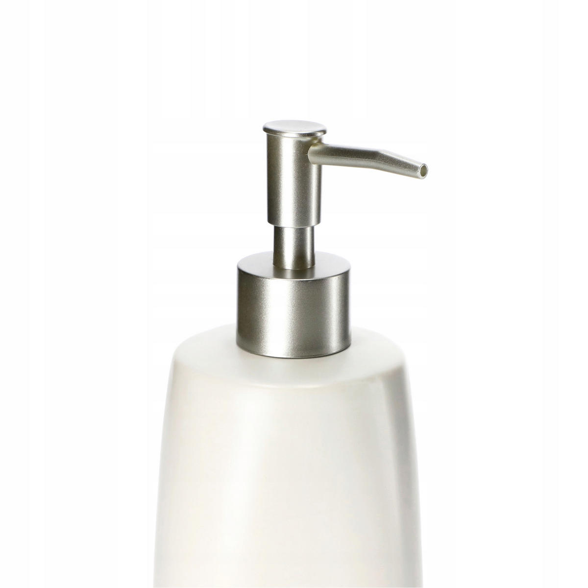 FLÜSSIGSEIFENSPENDER 400 ml 2 Stk. - Weiß, Keramik (8/18cm) - KADAX