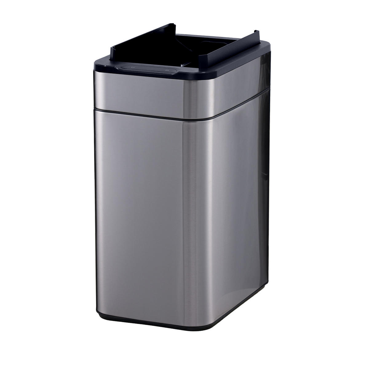 SENSORMÜLLEIMER SE50L Silber - Silberfarben, Metall (27/54.5/40cm) - SVITA