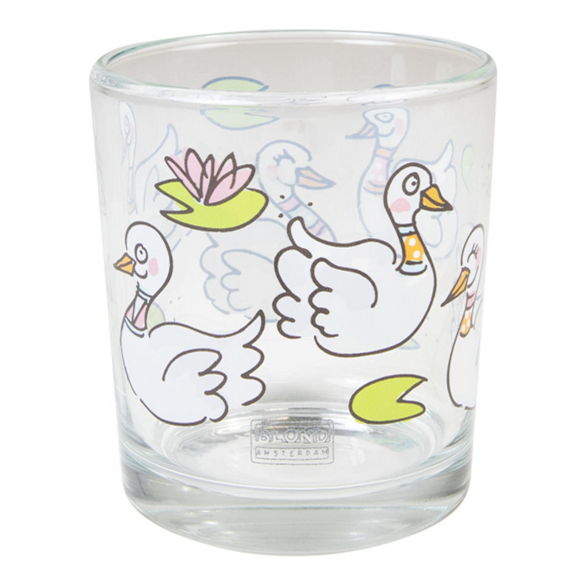 SAFTGLAS Efteling Die Sechs Schwäne in Bunt - 200 ml - Multicolor, Glas (0.2L) - Blond Amsterdam