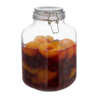 EINMACHGLAS - Transparent, Glas/Metall (3L) - Relaxdays