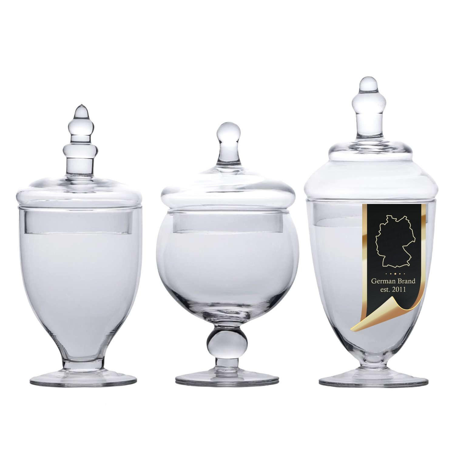 Intirilife Vorratsglas Transparent 24.5x14.5x37.5 cm