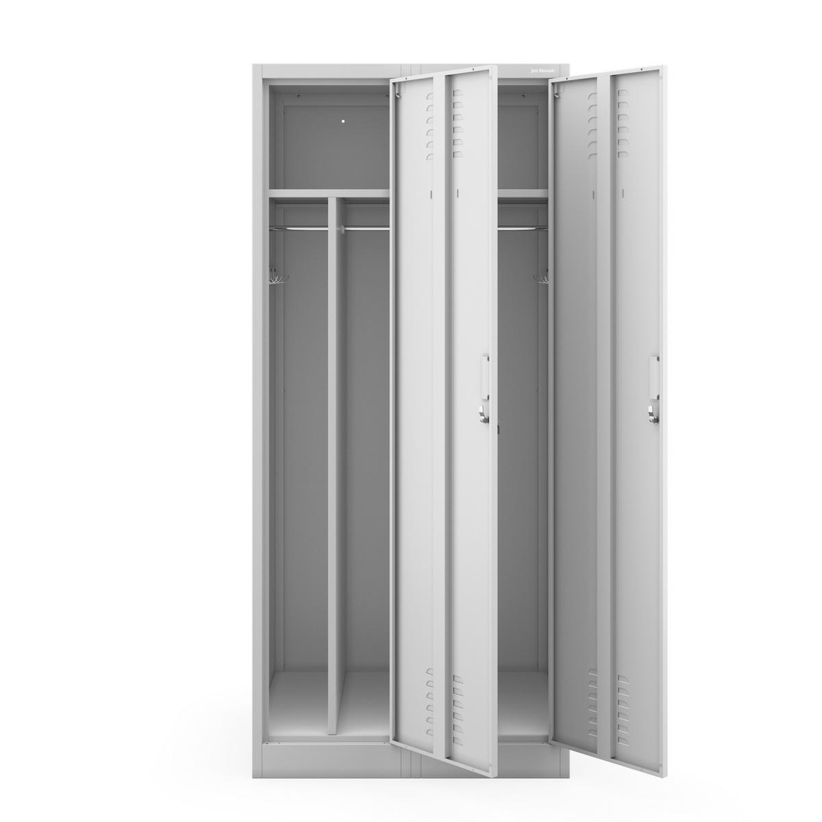 METALL-ARBEITSSCHRANK KACPER D600 - Grau, Metall (80/180/60cm)