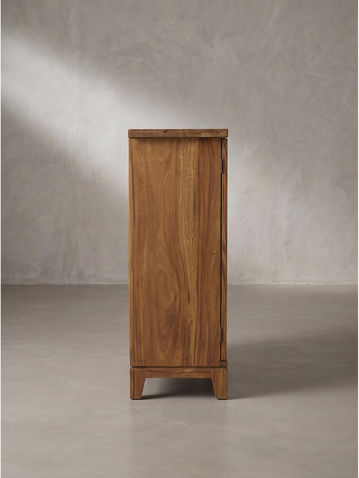 HAUSBAR SIRACUSA, Dunkles Massivholz, mit Ablagen, 65 x 50 x 90 cm - Dunkelbraun/Braun, Holz (65/90/50cm) - KADIMA DESIGN