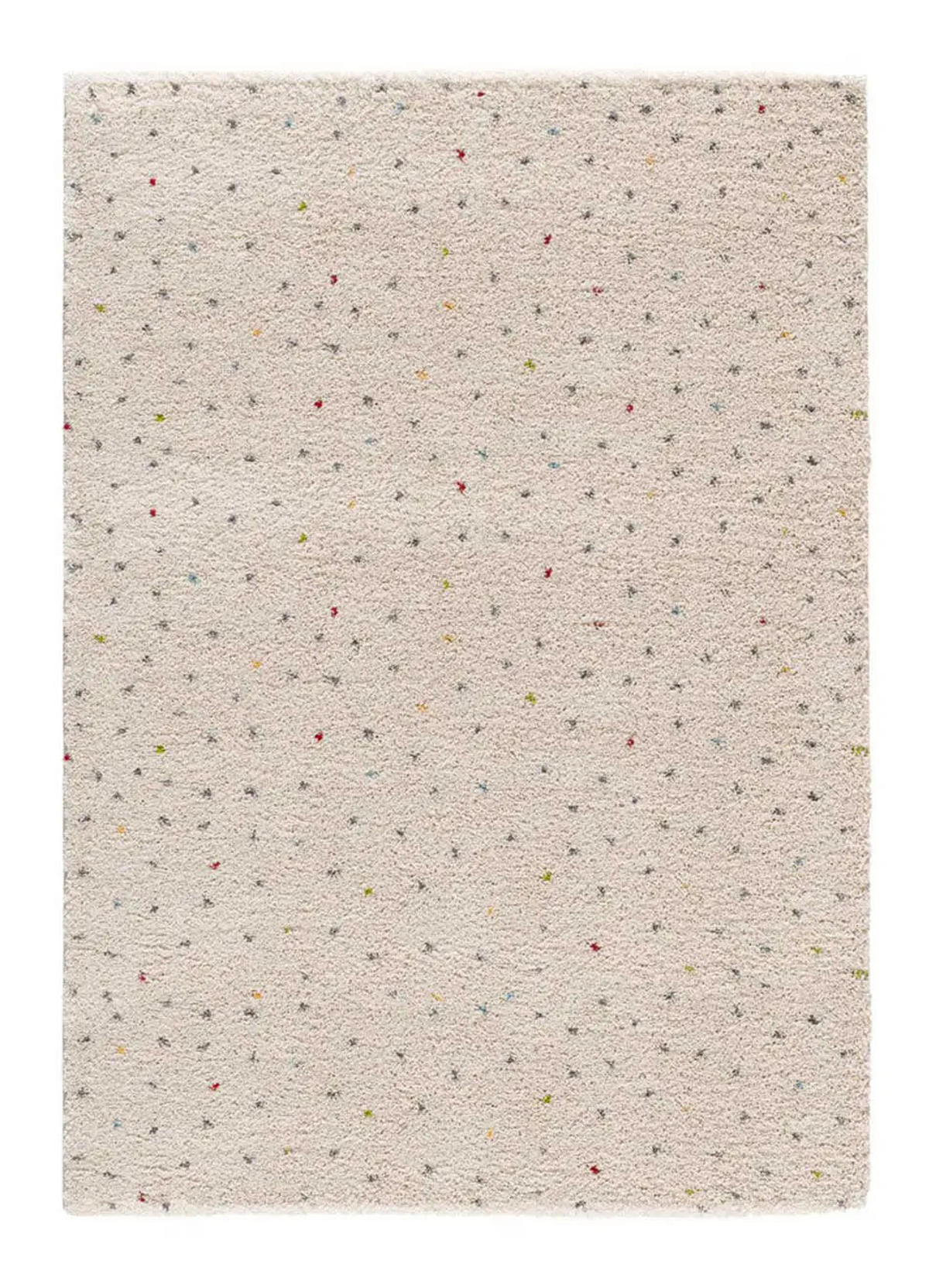 HOCHFLORTEPPICH Creme / Mehrfarbig Lush 120/180 cm - Multicolor/Creme, Naturmaterialien/Textil (120/180cm) - Atticgo