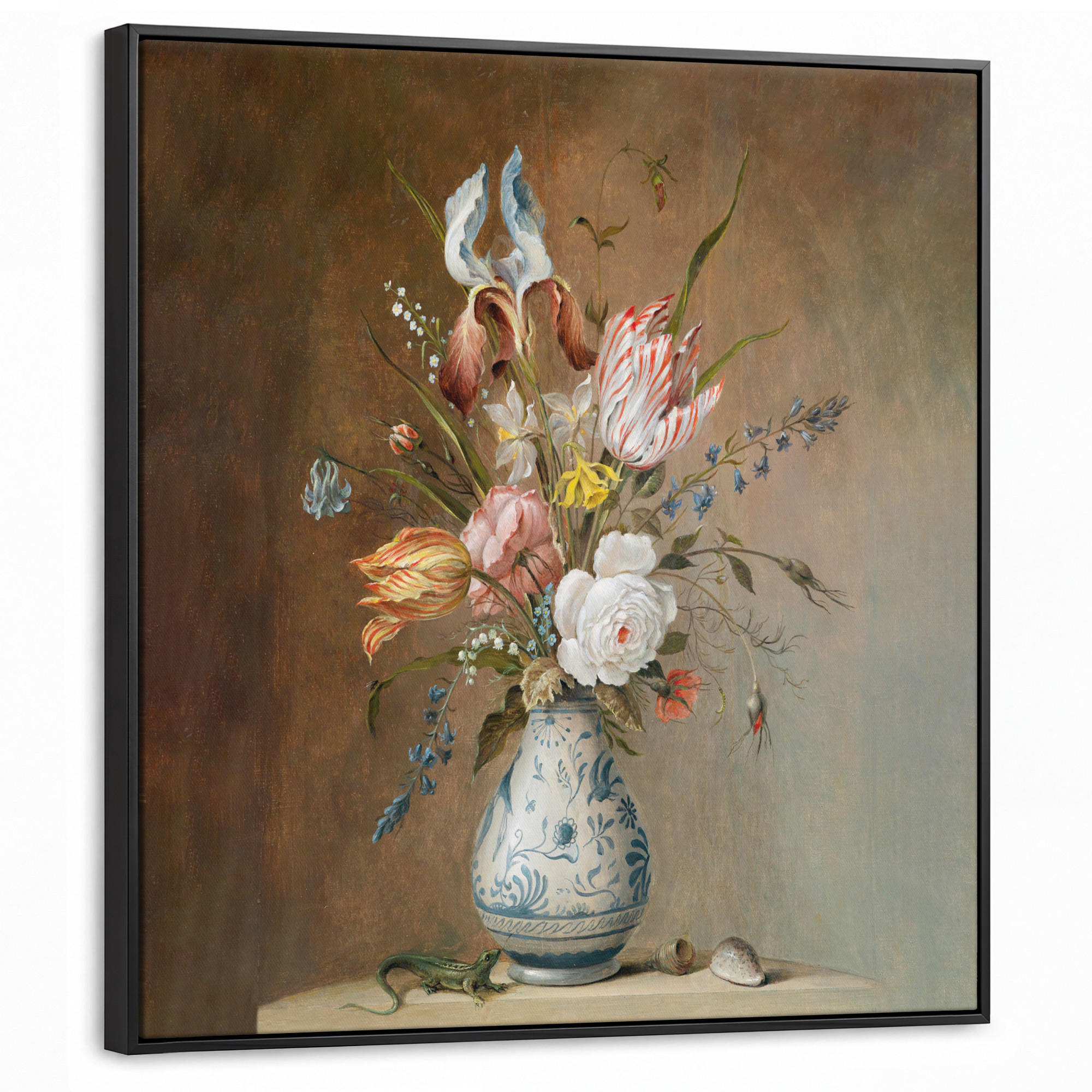 MuchoWow Leinwand Hellbraun 90x90 cm
